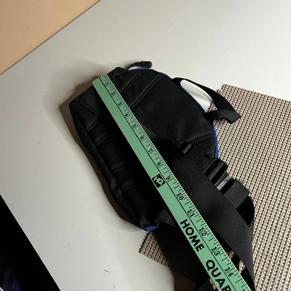 The North Face Fanny Pack Blue Black Waist Bag Hiking Travel Belt Bag‎
